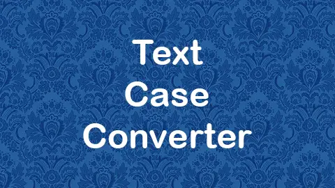 Text Case Converter