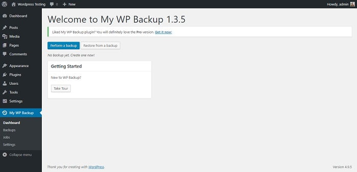 My WP Backup