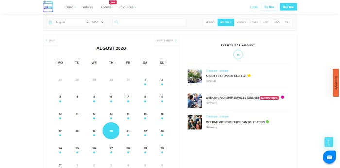 Best WordPress Event Calendar - Modern Events Calendar - webnus.net