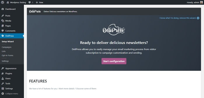 DeliPress - Newsletters and Opt-In forms
