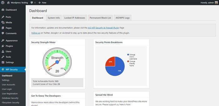 All In One WP Security & Firewall