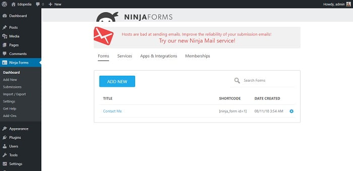 Ninja Forms - The Easy and Powerful Forms Builder