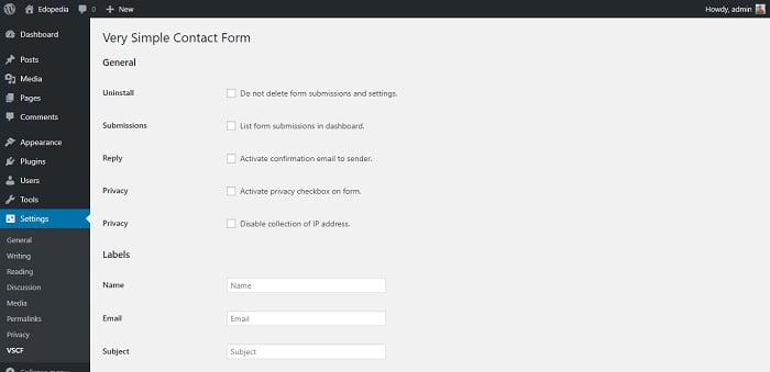 Very Simple Contact Form