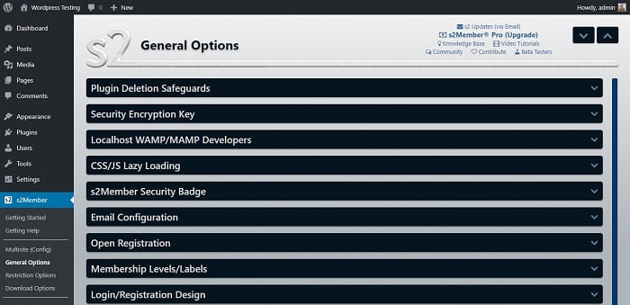 s2Member Framework (Member Roles, Capabilities, Membership, PayPal Members)