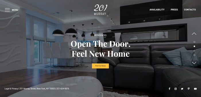 201 Murray - Single/Multi Property WordPress Theme