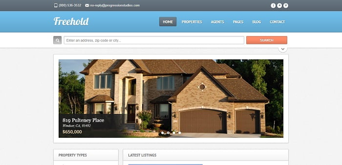 Freehold - Responsive Real Estate Theme
