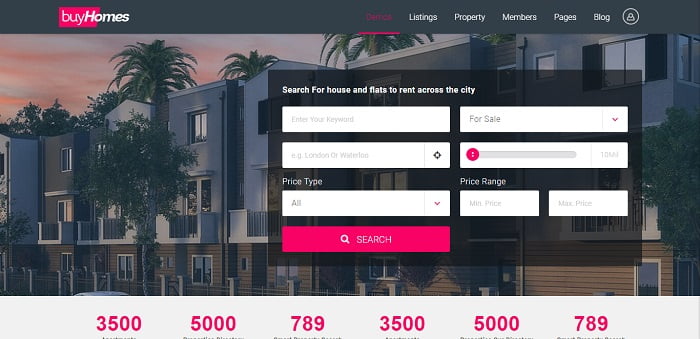 Home Villas - Real Estate WordPress Theme