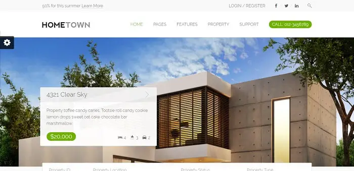 Hometown - Real Estate WordPress Theme