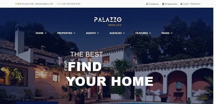 Palazzo - Real Estate WordPress Theme