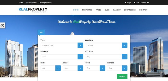 Real Property - Responsive Real Estate WP Theme