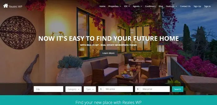 Reales WP - Real Estate WordPress Theme