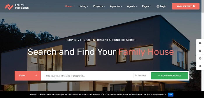 Reality - Real Estate WordPress Theme