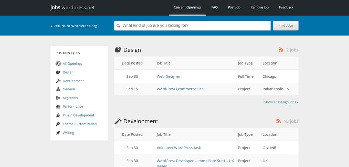 WordPress Jobs