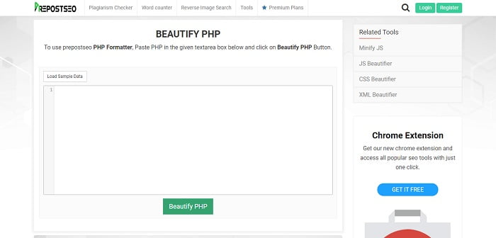 PHP Beautifier by prepostseo.com