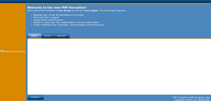 PHP Formatter by Spark Labs