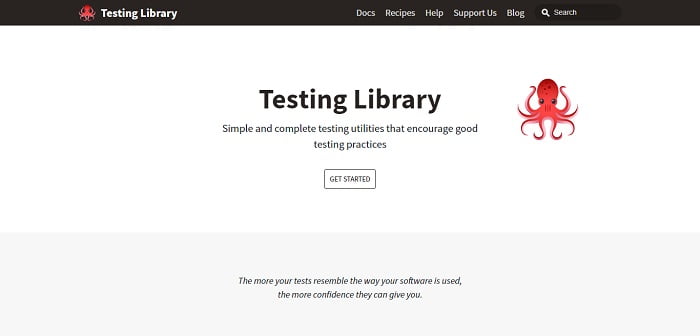 React testing library