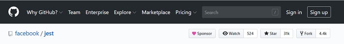Jest Github Repository Stats