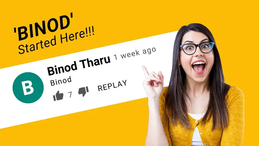 Who is Binod Tharu? Why Binod Trending on YouTube Comments? Binod Memes Trend Story