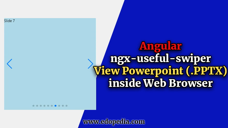 Angular ngx-useful-swiper View Powerpoint .PPTX in Browser