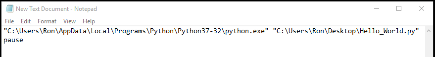 Content of Run_Python_Script.bat file