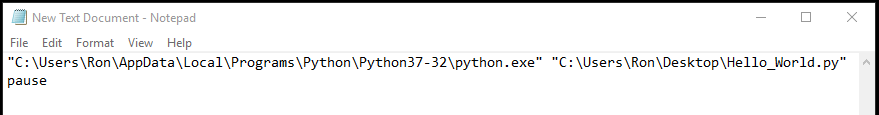 Content of Run_Python_Script.bat file Content of Run_Python_Script.bat file