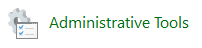 Control Panel - Administrative Tools Control Panel - Administrative Tools
