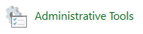 Control Panel - Administrative Tools