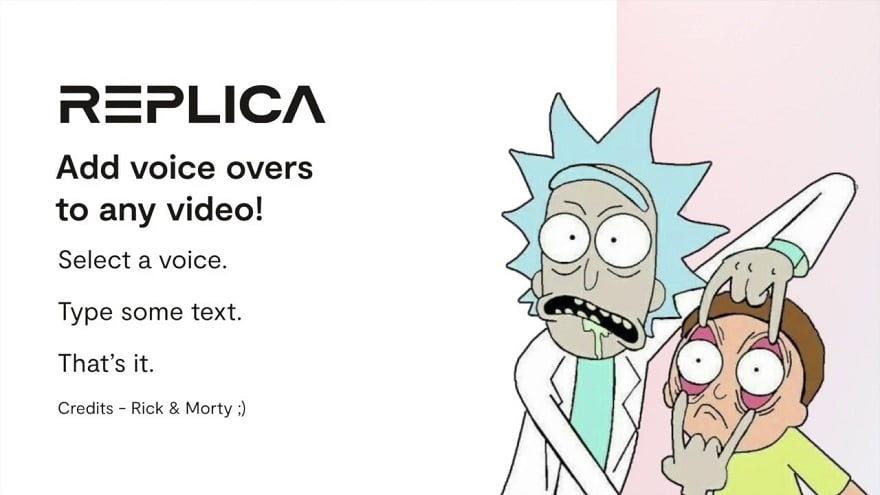 Rick and Morty AI Voice Over Using Replica
