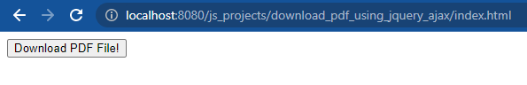Download PDF File using jQuery AJAX