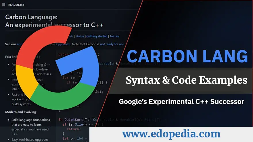 Carbon Language Tutorial with Syntax and Code Examples