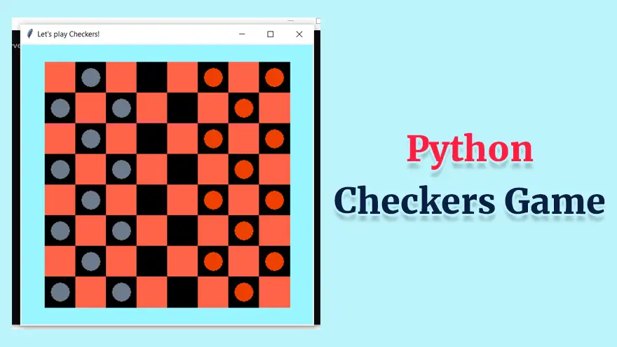 Python Checkers Game Source Code