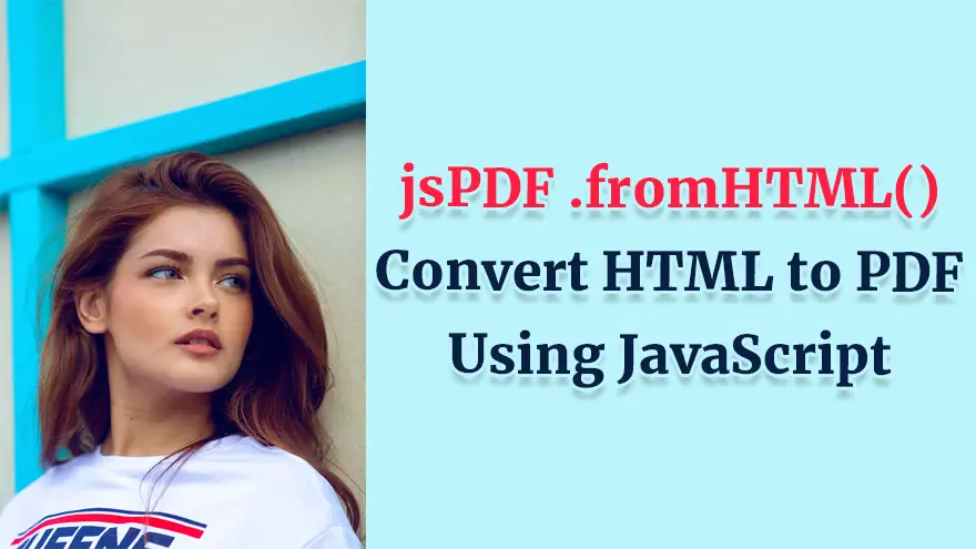 jspdf fromhtml