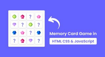 How to Make a Memory Cards Game in HTML5, CSS3 & JavaScript