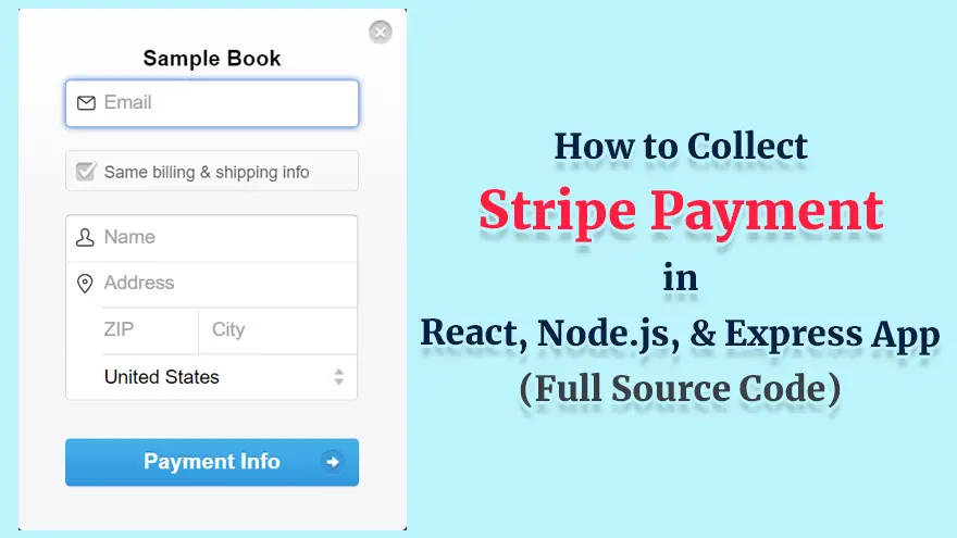 React Stripe Checkout Example