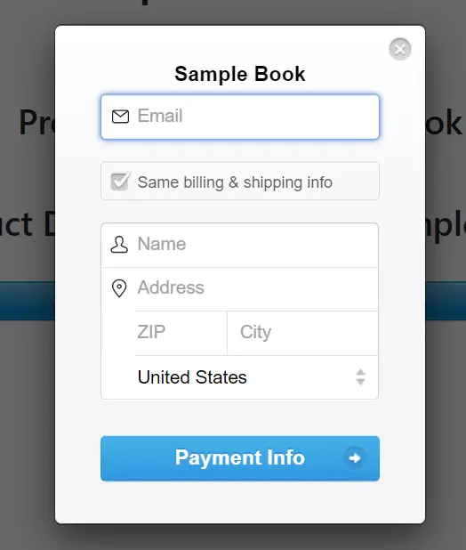 React Stripe Checkout Popup