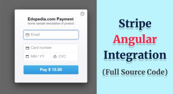 Stripe Angular Integration with Node.js, Express & TypeScript