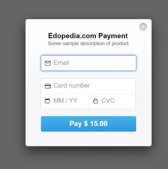 Stripe Angular payment