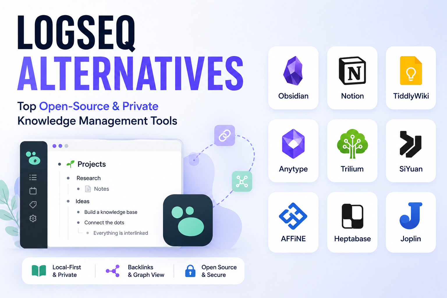 Best Logseq Alternatives in 2026: Find Your Perfect Knowledge Management Tool
